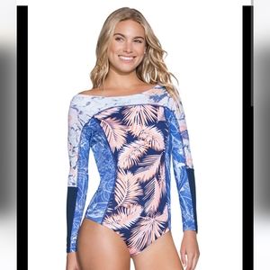 NWOT Maaji One Piece Surfer Swimsuit